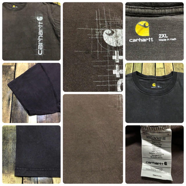 carhartt(カーハート)の【激レア】カーハート☆ビッグロゴプリントビッグTシャツ メンズのトップス(Tシャツ/カットソー(半袖/袖なし))の商品写真