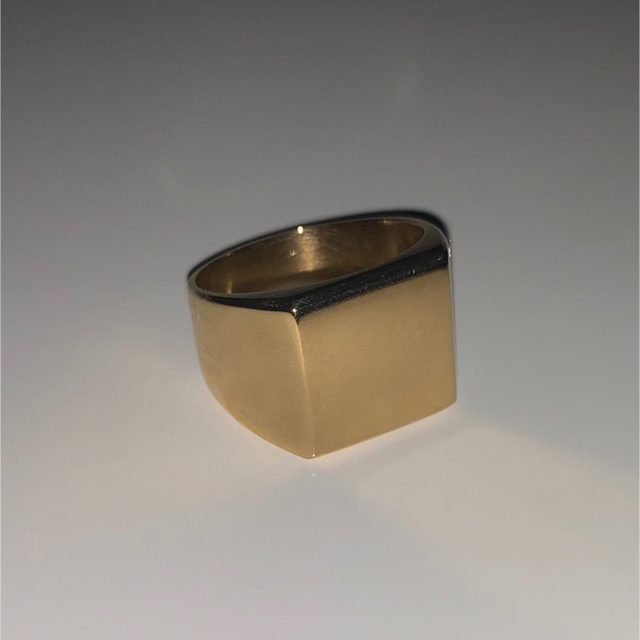 Maison Martin Margiela(マルタンマルジェラ)の指輪　ゴールドリング メンズのアクセサリー(リング(指輪))の商品写真