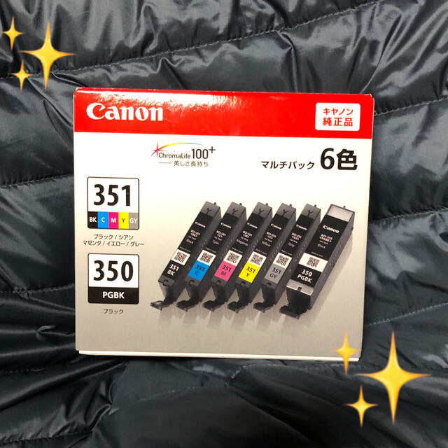 Canon(キヤノン)のCanon純正インクカートリッジ６色 インテリア/住まい/日用品のオフィス用品(OA機器)の商品写真