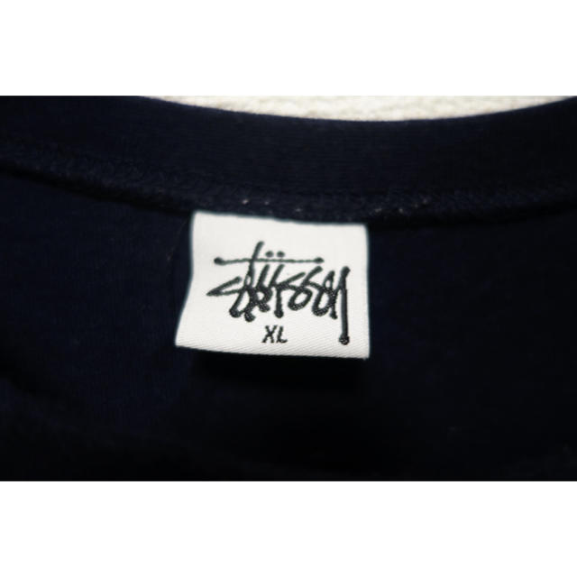 STUSSY(ステューシー)のステューシー stussy Tシャツ 刺繍 ロゴ 古着 XLサイズ メンズのトップス(Tシャツ/カットソー(半袖/袖なし))の商品写真