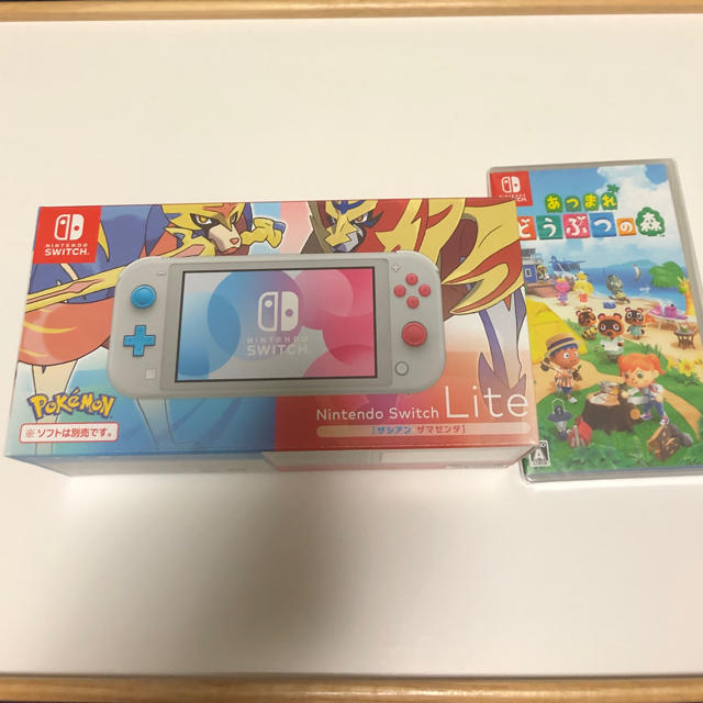 ゲームソフトゲーム機本体Nintendo Switch Lite ザシアン・ザマゼンタ