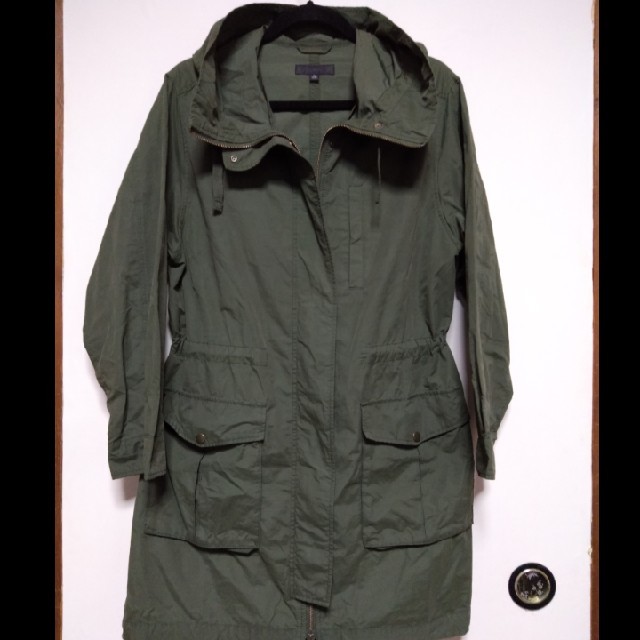 UNIQLO(ユニクロ)のK様専用　ユニクロ　春物モッズコート　レディースXL レディースのジャケット/アウター(モッズコート)の商品写真