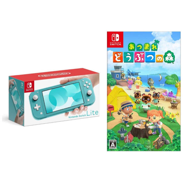 新品未開封★任天堂 Switch Lite あつまれどうぶつの森セット★