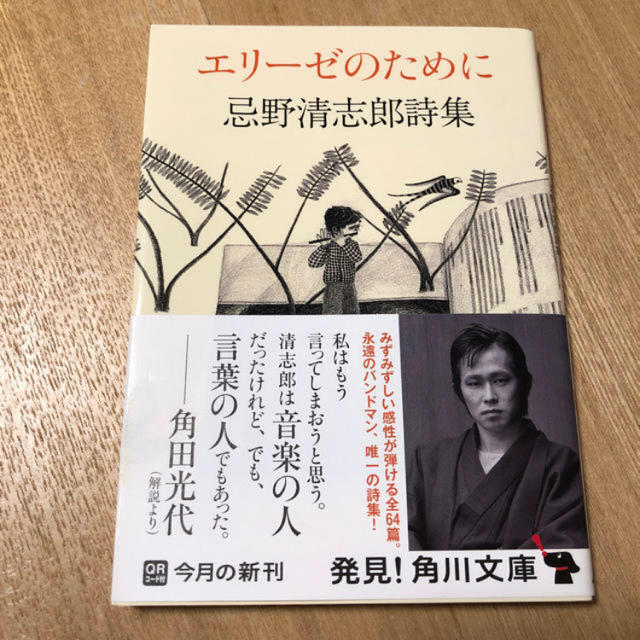 【詩集】エリ－ゼのために 忌野清志郎詩集 ／ RCサクセション 雨あがりの夜空に エンタメ/ホビーのタレントグッズ(ミュージシャン)の商品写真