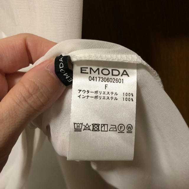 EMODA(エモダ)のEMODA 透け感トップス レディースのトップス(カットソー(半袖/袖なし))の商品写真