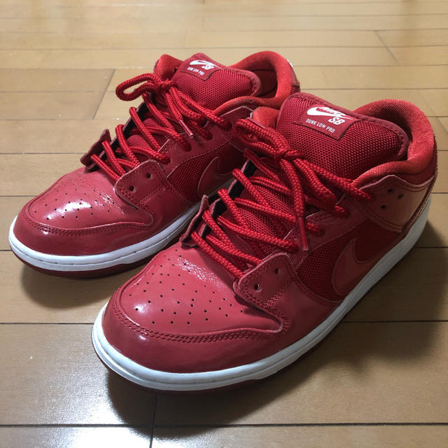 NIKE DUNK SB LOW US10 パテントレザー ダンク