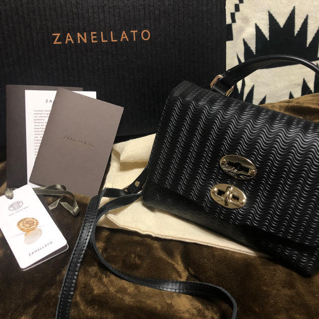 ZANELLATO(ザネラート)のザネラート　ZANELLATO ポスティーナ BABY 超美品　黒　ネロ レディースのバッグ(ショルダーバッグ)の商品写真