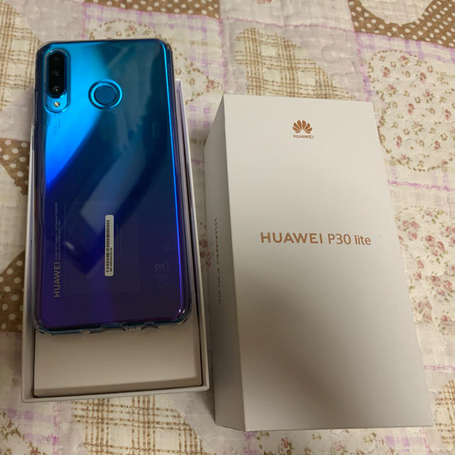 HUAWAI P30Lite ymobile版ピーコックブルー月曜日までの価格！