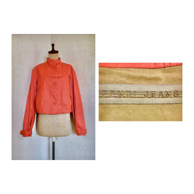 90s Vintage FENDI Rubber Jacket
