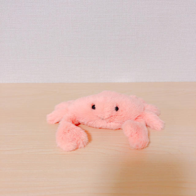 gelato pique(ジェラートピケ)のjellycat  大人気完売品　ふわふわのかに　新品 エンタメ/ホビーのおもちゃ/ぬいぐるみ(ぬいぐるみ)の商品写真