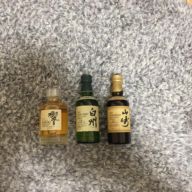 山崎12年 白州12年 響17年 50ml