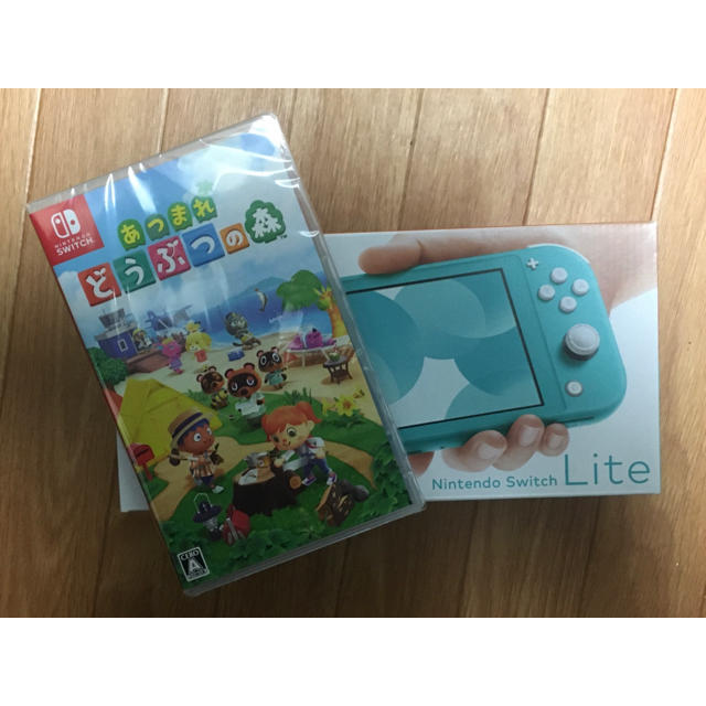 Nintendo Switch Lite ターコイズ どうぶつの森セット