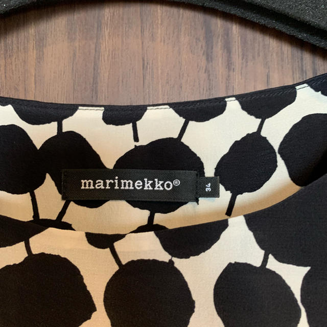marimekko(マリメッコ)のmarimekko シルクワンピース 34 レディースのワンピース(ひざ丈ワンピース)の商品写真