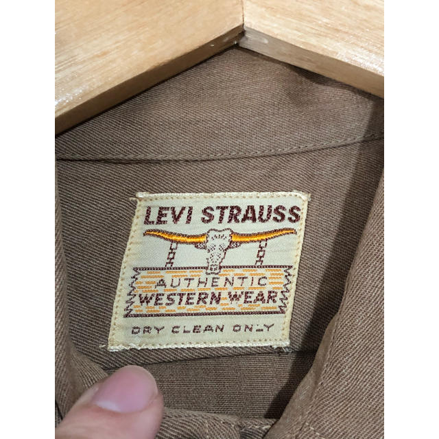 40's LEVI'S ロングホーン ウエスタンシャツ