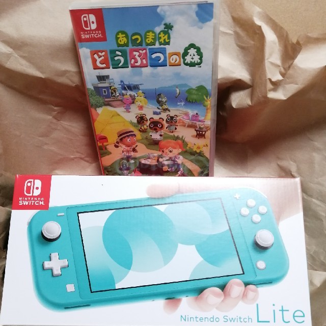 Nintendo Switch  Lite ターコイズ　どうぶつの森　セット