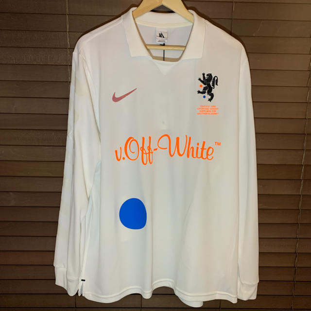 OFF-WHITE(オフホワイト)のNIKE✕OFF-WHITE FOOTBALL HOME JERSEY メンズのトップス(Tシャツ/カットソー(七分/長袖))の商品写真