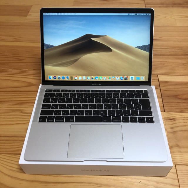 かわいい！ - Apple APPLE 2019年モデル　充放電回数2回 Air MacBook ノートPC