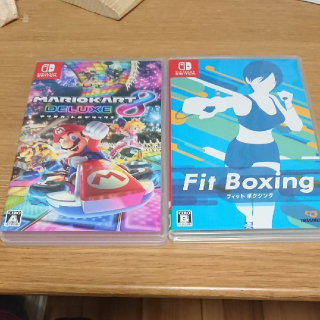 エンタメ/ホビー美品 Fit Boxing マリオカート8をセットで！ switch