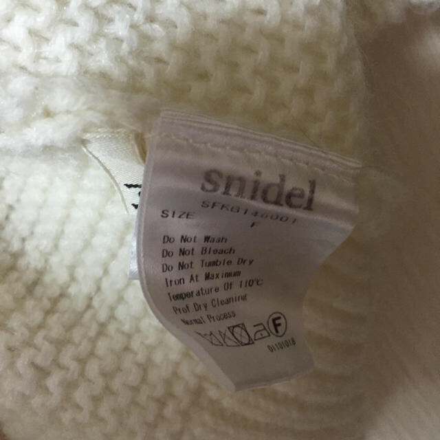 SNIDEL(スナイデル)のsnidel♡ニットワンピ レディースのワンピース(ミニワンピース)の商品写真