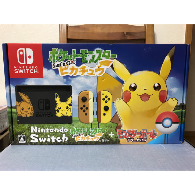 【格安SALEスタート】 Nintendo Switch - 【新品】ニンテンドースイッチ　本体 Let's Go ピカチュウ 家庭用ゲーム機本体