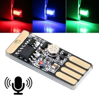 タッチ＆サウンドコントロール　ＲＧＢマルチカラーUSB LED （PCB）(その他)