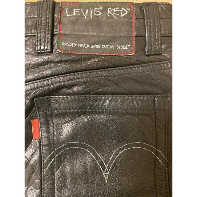 Levi's(リーバイス)の☺︎✌︎☺︎さん専用リーバイスレッド　レザーパンツ メンズのパンツ(デニム/ジーンズ)の商品写真