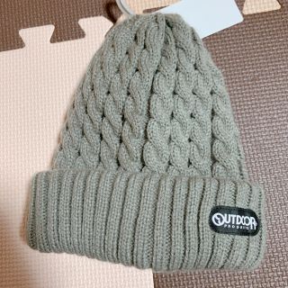 アウトドア(OUTDOOR)のOUTDOOR ニット帽子 グレー(帽子)