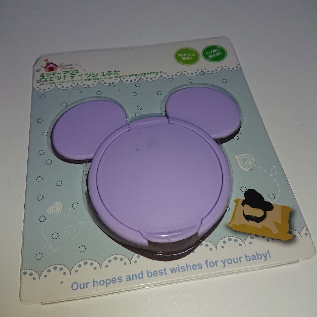 Disney(ディズニー)のミッキーマウス ウェットティッシュふた おしりふき リメイク ハンドメイド  キッズ/ベビー/マタニティのおむつ/トイレ用品(ベビーおしりふき)の商品写真