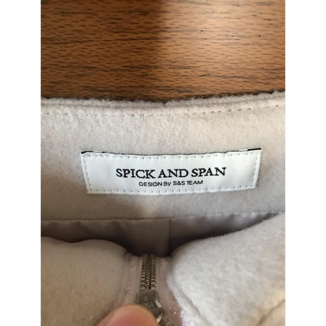 Spick & Span(スピックアンドスパン)のスピックアンドスパン ビーバーフロントジップスカート レディースのスカート(ひざ丈スカート)の商品写真