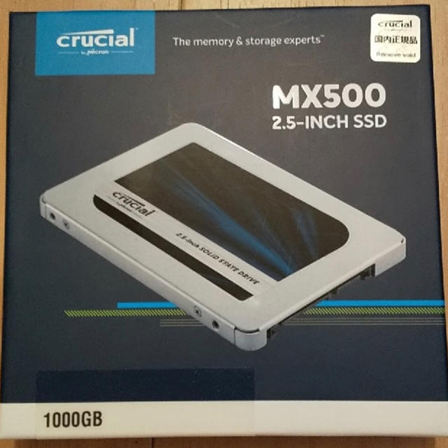 Crucial MX500 CT1000MX500SSD1/JP(1TB)
