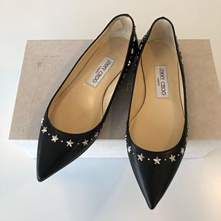 ジミーチュウ(JIMMY CHOO)のkako様専用 ジミーチュウ★スタースタッズ フラットパンプス(ハイヒール/パンプス)