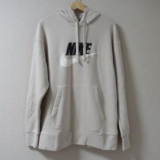 ナイキ(NIKE)のNIKE(ナイキ)スウェットパーカー☆ロゴフーディーベージュXL(パーカー)