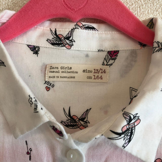 ZARA KIDS(ザラキッズ)のほぼ新品　ZARA ブラウス レディースのトップス(シャツ/ブラウス(長袖/七分))の商品写真