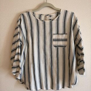 ザラキッズ(ZARA KIDS)のZARA 七分袖　ベルト付き　ブラウス(シャツ/ブラウス(長袖/七分))