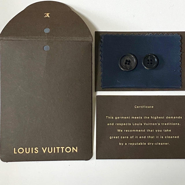 LOUIS VUITTON(ルイヴィトン)のルイ・ヴィトン☆ボタン・共布 ハンドメイドの素材/材料(各種パーツ)の商品写真