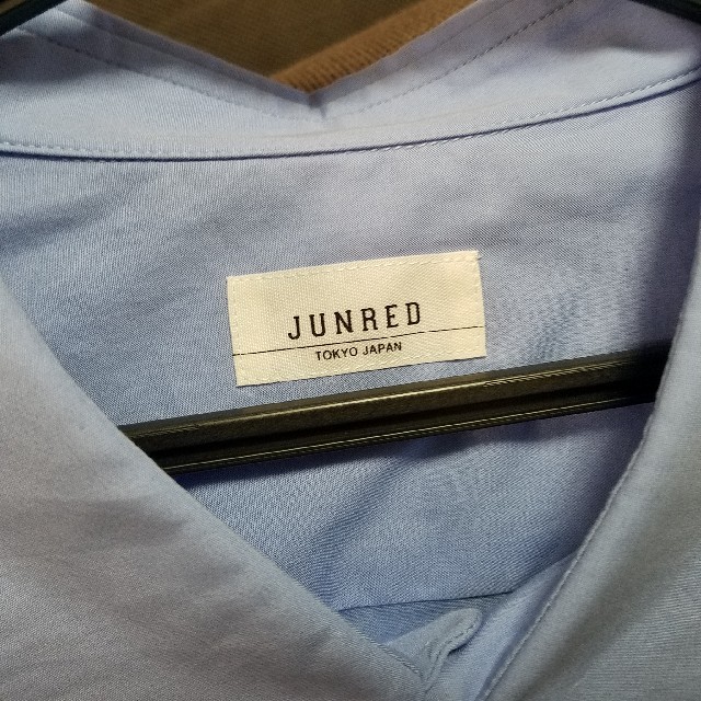 JUNRED(ジュンレッド)の【値下げ】JUN RED ブラウス ブルー 7分丈 ドルマン メンズ メンズのトップス(シャツ)の商品写真