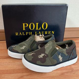 ラルフローレン(Ralph Lauren)の最終値下げ！新品未使用⭐︎Ralph Lauren⭐︎カモフラ⭐︎15cm(スニーカー)