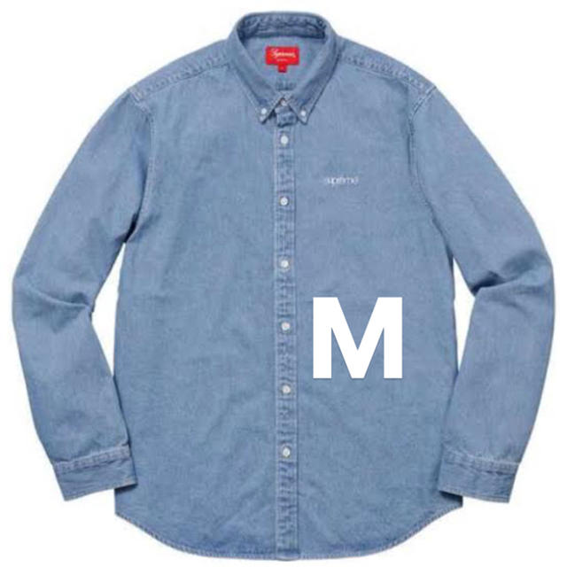 supreme 18ss washed twill shirt M