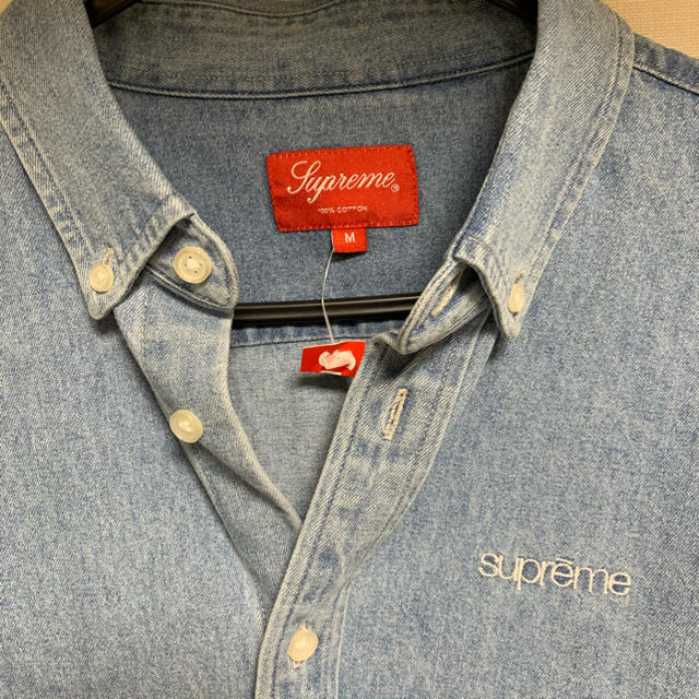 Supreme(シュプリーム)の supreme 18ss washed twill shirt M メンズのトップス(シャツ)の商品写真