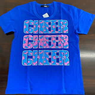 チアー(CHEER)のCHEER ロゴプリントBIGTシャツ　ブルー(Tシャツ/カットソー)