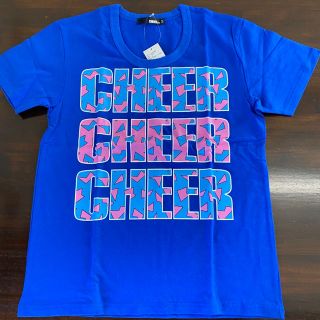 チアー(CHEER)のCHEER ロゴプリントBIGTシャツ　ブルー(Tシャツ/カットソー)