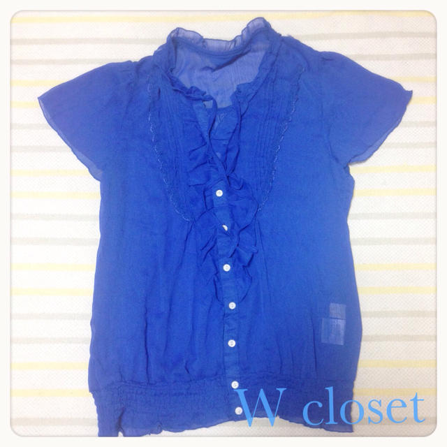 w closet(ダブルクローゼット)のW closet シフォンブラウス❤︎ レディースのトップス(シャツ/ブラウス(半袖/袖なし))の商品写真