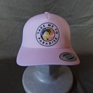 ハーレー(Hurley)のUSA購入 Hurley ヤシの木夕暮れプリント メッシュCAP(キャップ)