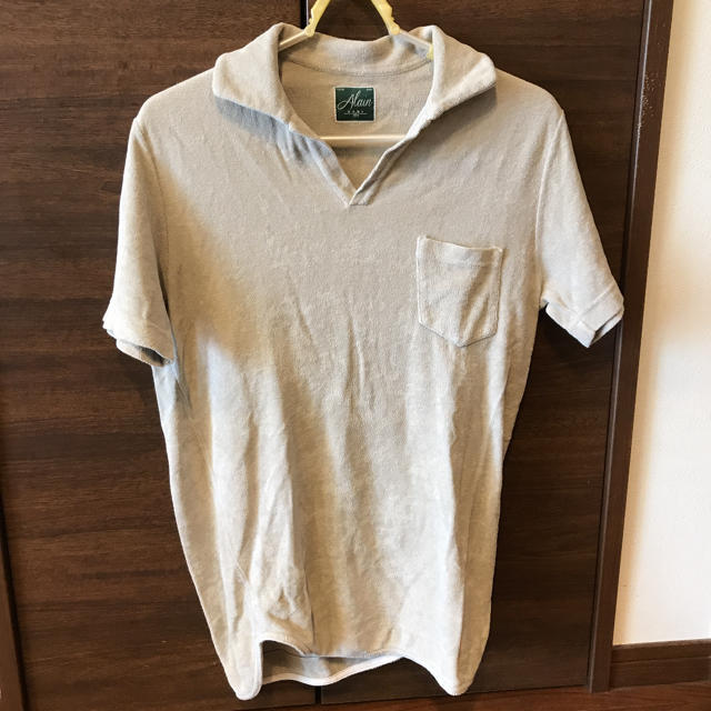 alainのパイル生地シャツ メンズのトップス(ポロシャツ)の商品写真