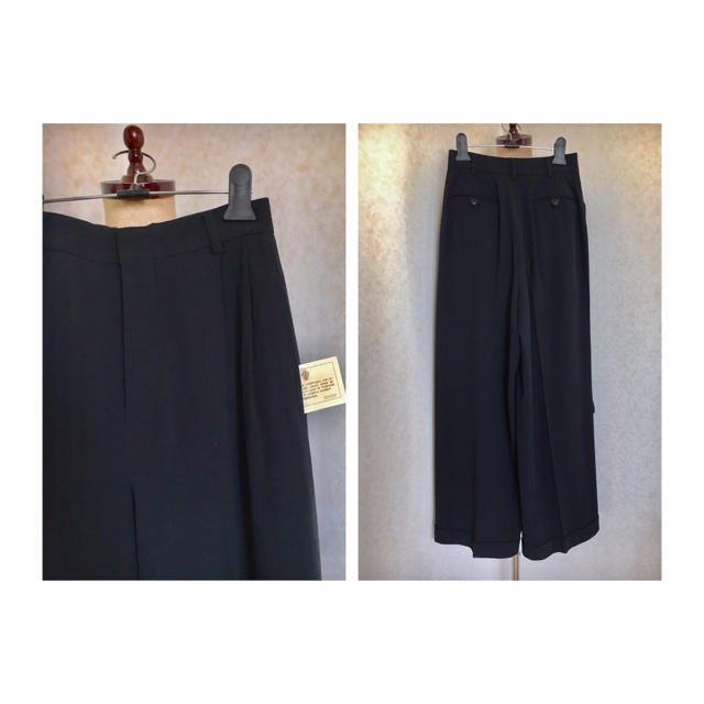 80s DONNA KARAN WIDE PANTS ダナキャラン ワイドパンツ 2