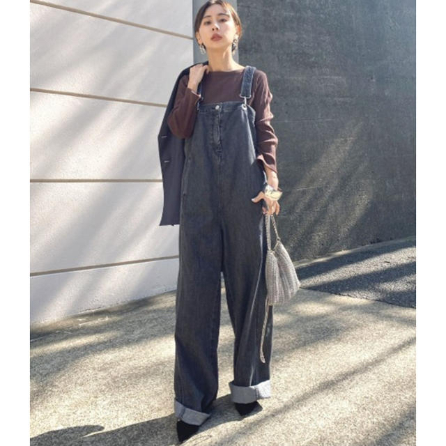 Ameri VINTAGE(アメリヴィンテージ)のADORKABLE OVERALL DENIM レディースのパンツ(サロペット/オーバーオール)の商品写真