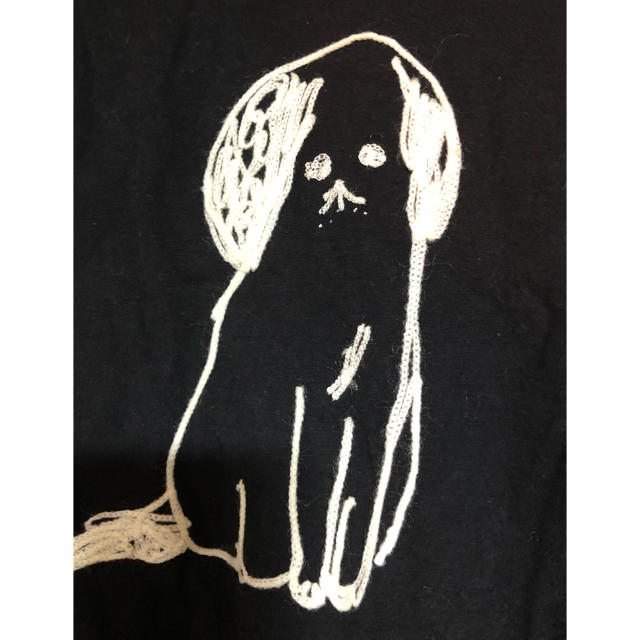 fig London(フィグロンドン)の犬　DOG  Tシャツ　ブラック レディースのトップス(Tシャツ(半袖/袖なし))の商品写真
