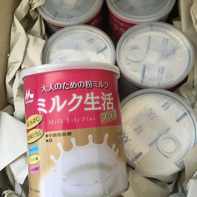 森永乳業 大人のための粉ミルク生活プラス 6缶健康食品
