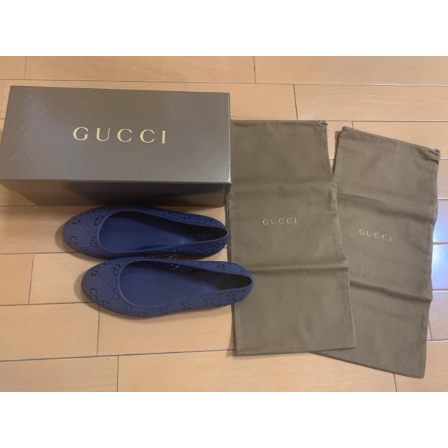 Gucci(グッチ)のグッチ　ラバーシューズ　レインシューズ レディースの靴/シューズ(バレエシューズ)の商品写真