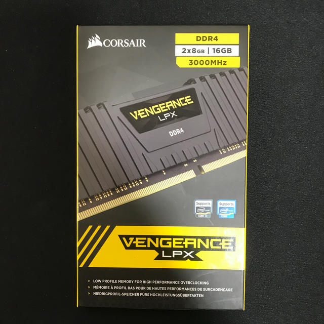 CORSAIR DDR4メモリ8GB×2枚 CMK16GX4M2B3000C15 - PCパーツ